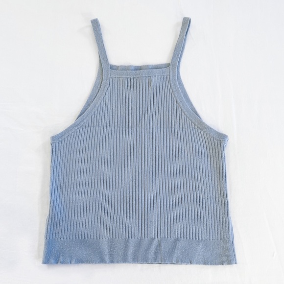 Brandy Melville High Neck Sweater Tank Top - Picture 2 of 7